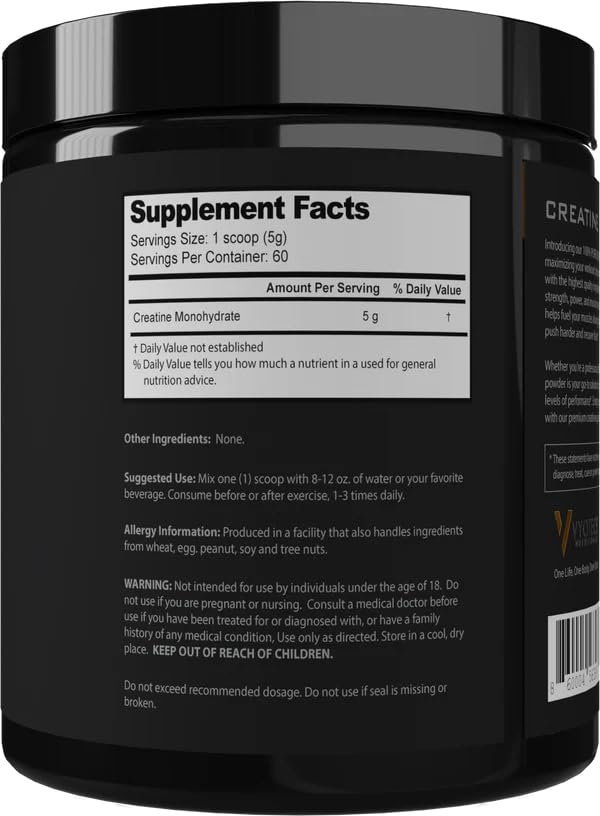 Vyotech Pure Creatine Monohydrate Powder - 60 Servings - image 3