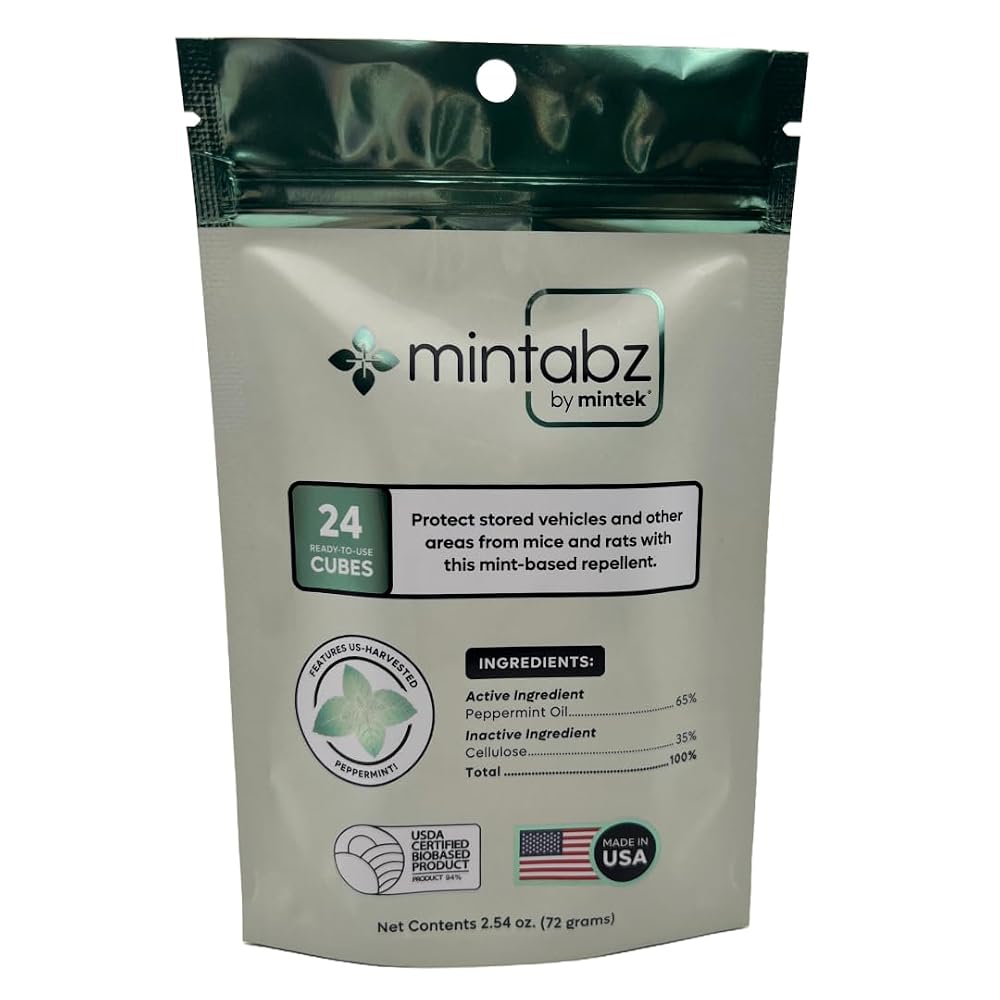 Mintek Mintabz Natural Pest Control Cubes - 24 Count
