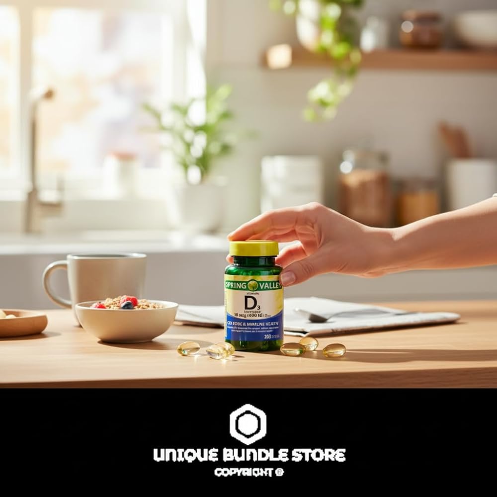 Unique Bundle Vitamin D3 10 mcg (400 IU) - 200 Softgels - image 5