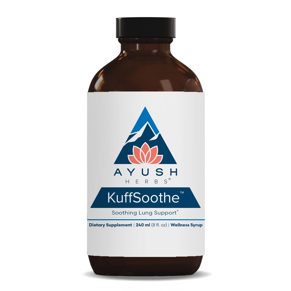 Ayush Herbs KuffSoothe Bronchial Wellness Syrup - 8 Fl Oz