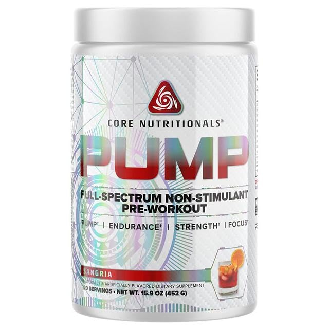 Core Nutritionals Pump Full-Spectrum Non-Stimulant Pre-Workout - 20 Servings - image 3