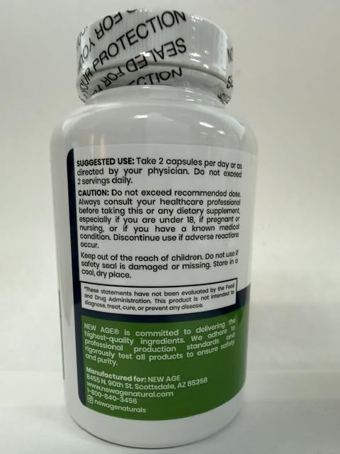 NEW AGE AREDS 2 Eye Vitamin with Lutein & Zeaxanthin - 120 Capsules - image 3