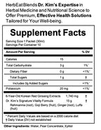 HERBEAT Korean Red Ginseng Prime Extract with 11mg Ginsenosides