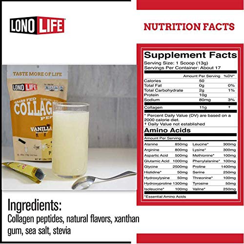 LonoLife Collagen 8oz Bulk Pouch