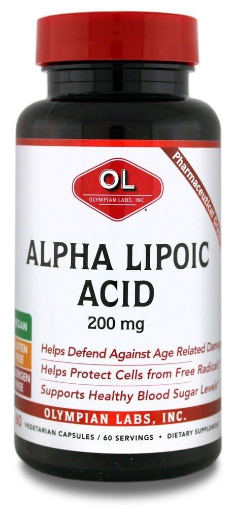 Olympian Labs Alpha Lipoic Acid 200 mg - 60 Capsules