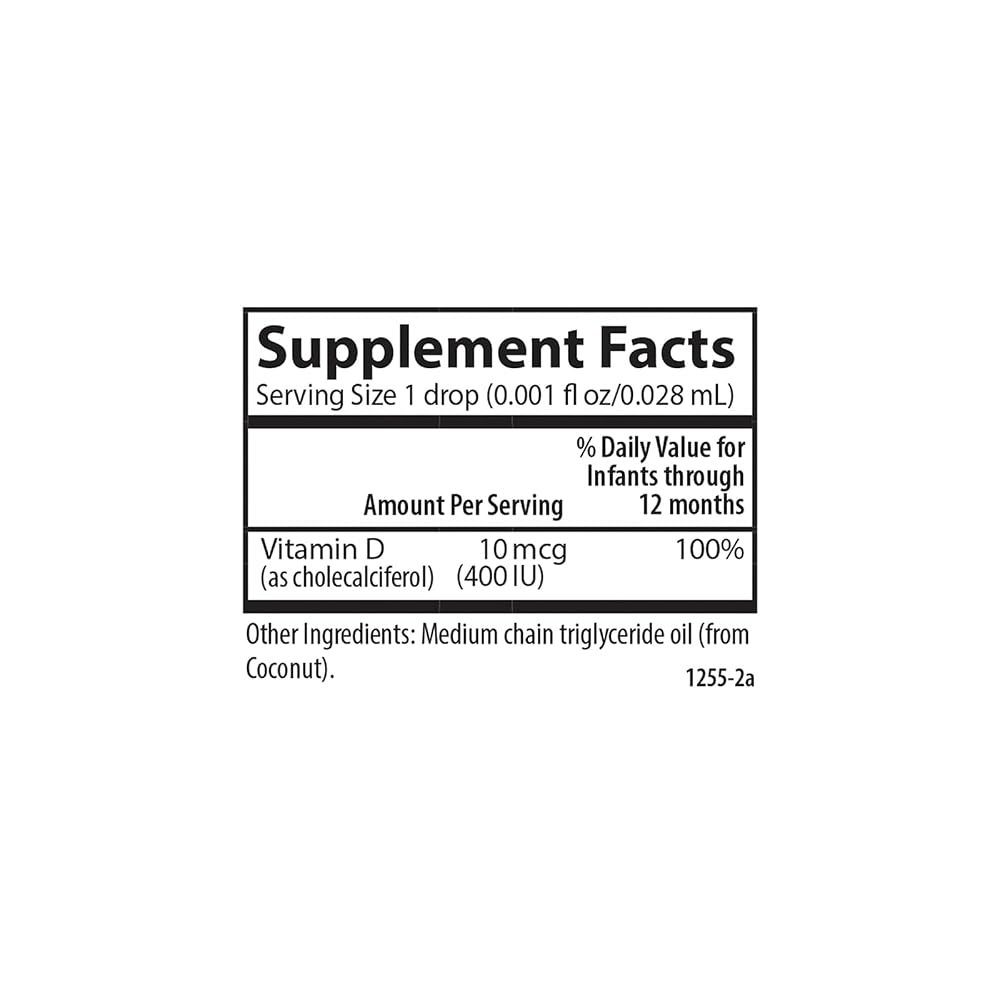 Carlson Baby's Super Daily D3 Vitamin D Drops - 90 Drops - image 6