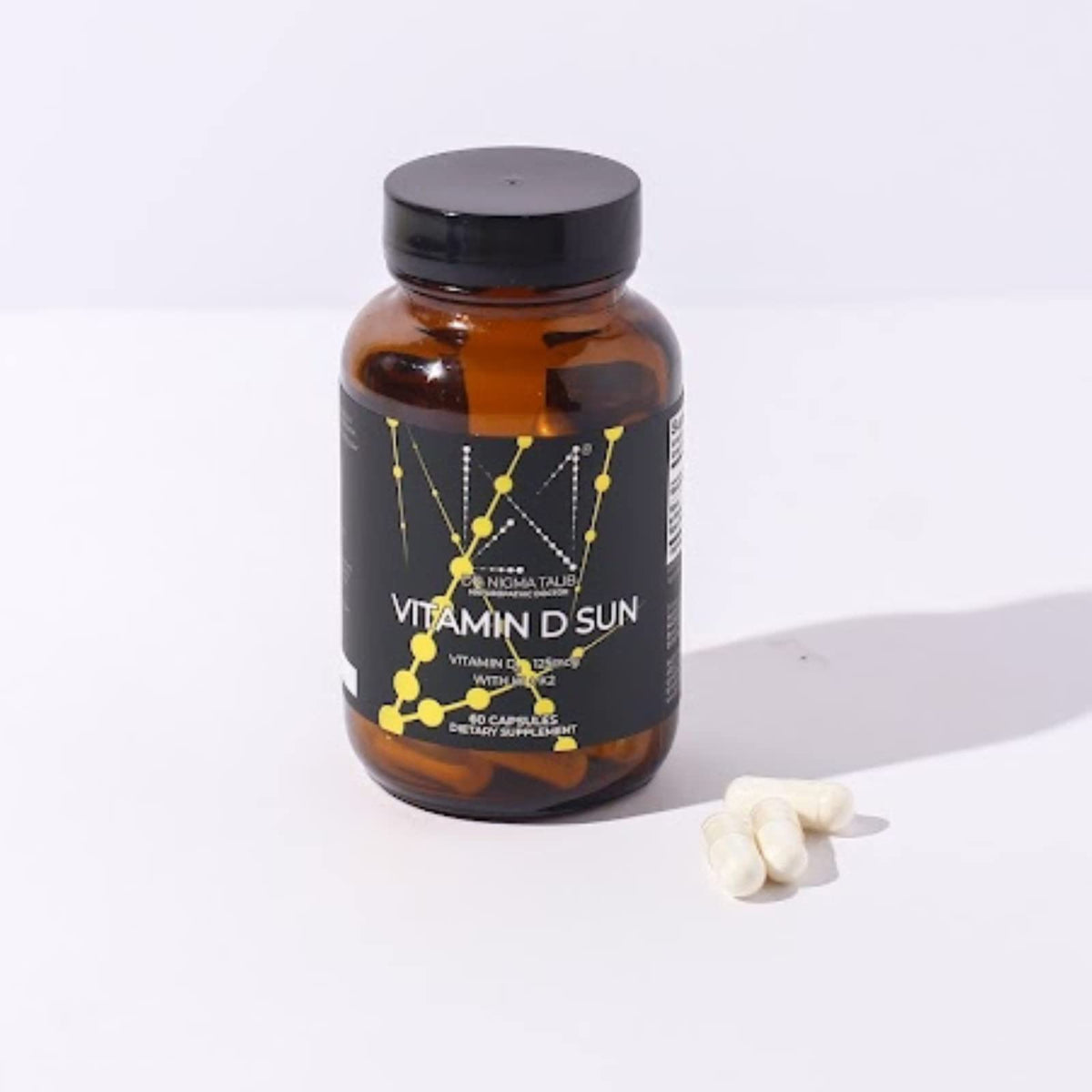 DR. NIGMA Vitamin D 5000 IU with K1 + K2 - 60 Capsules - image 2