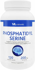 ML Naturals Phosphatidyl Serine 200mg Memory & Brain Support