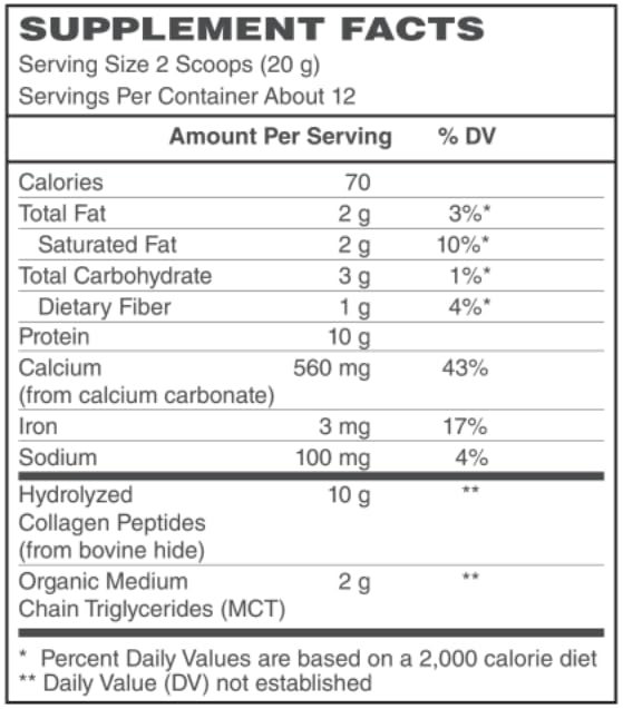 BariatricPal Collagen & MCT Creamer Vanilla - 12 Servings - image 2