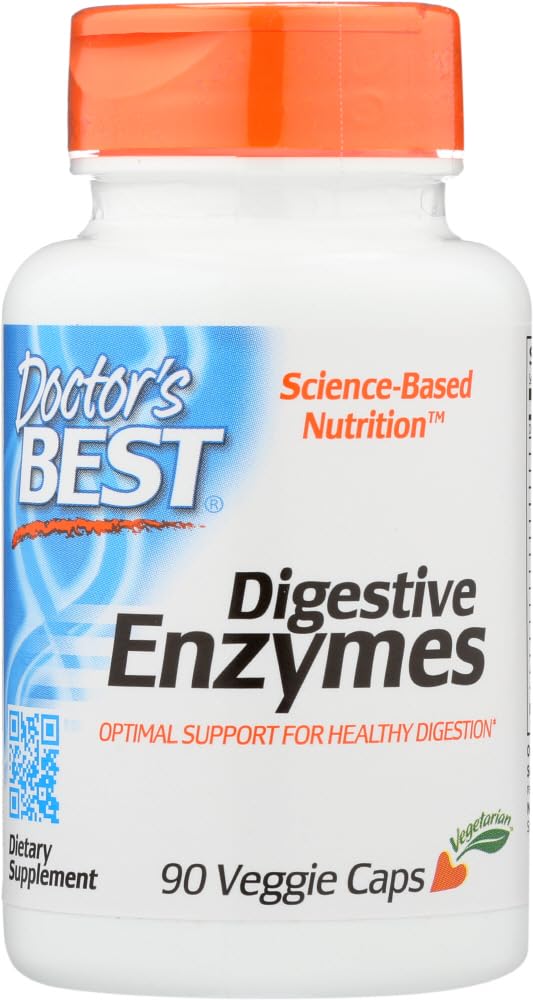Doctor's BEST Best Digestive Enzymes - 90 Vegetarian Capsules