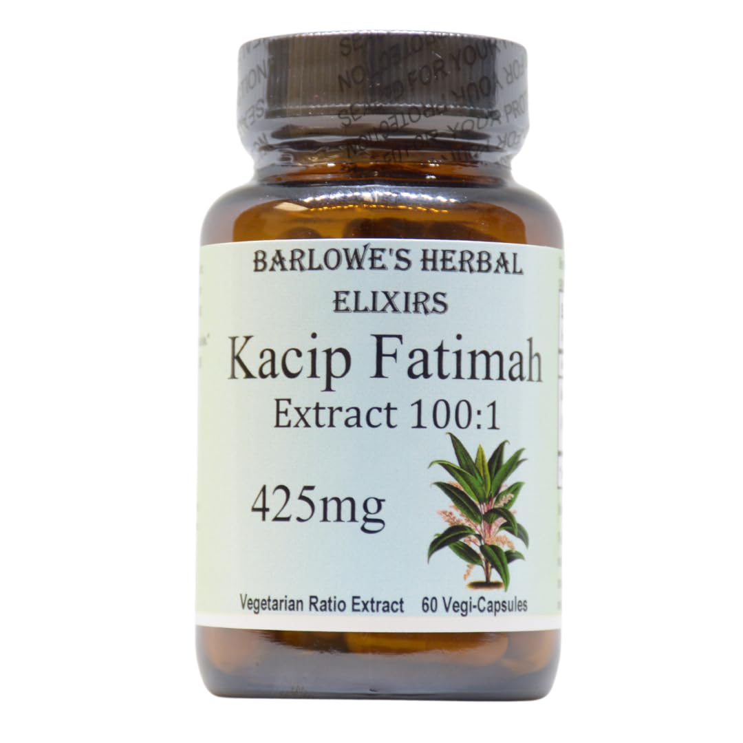 Barlowe's Herbal Elixirs Kacip Fatimah 100:1 Extract - 60 Vegan Capsules