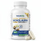 Natural Cure Labs Extra Strength Monolaurin 800mg - 100 Capsules
