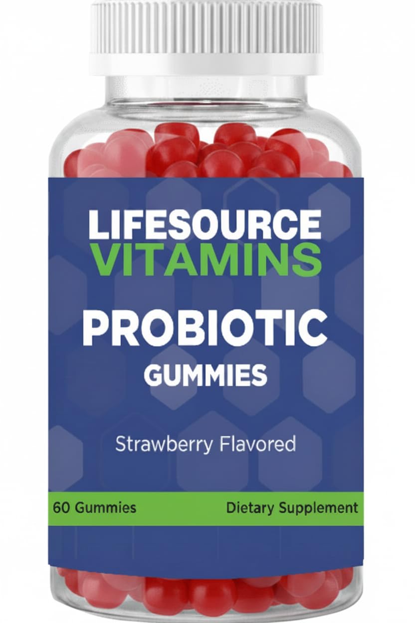 LifeSource Vitamins Organic Probiotic Gummies - 60 Gummies