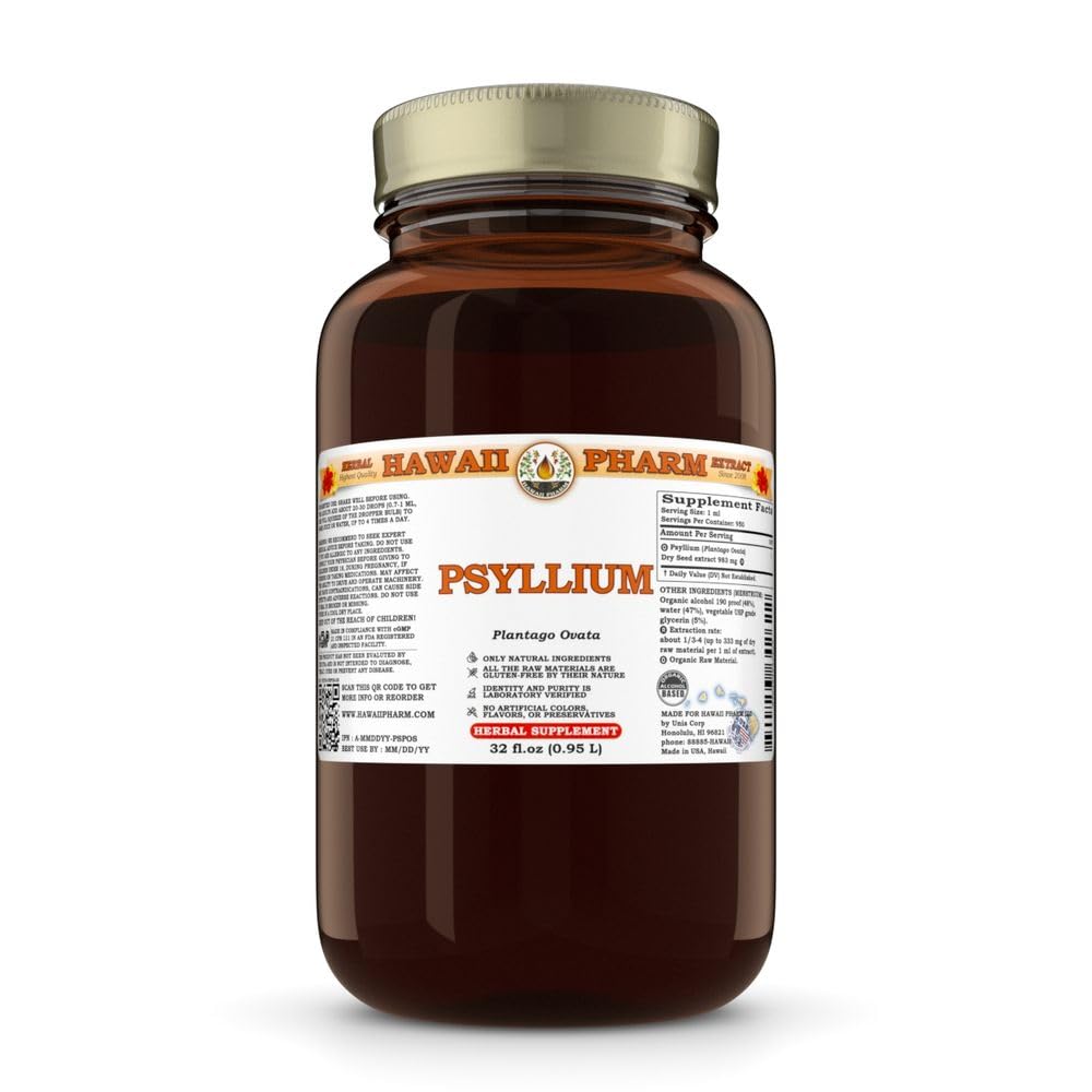 Hawaii Pharm Psyllium (Plantago psyllium) Seed Liquid Extract