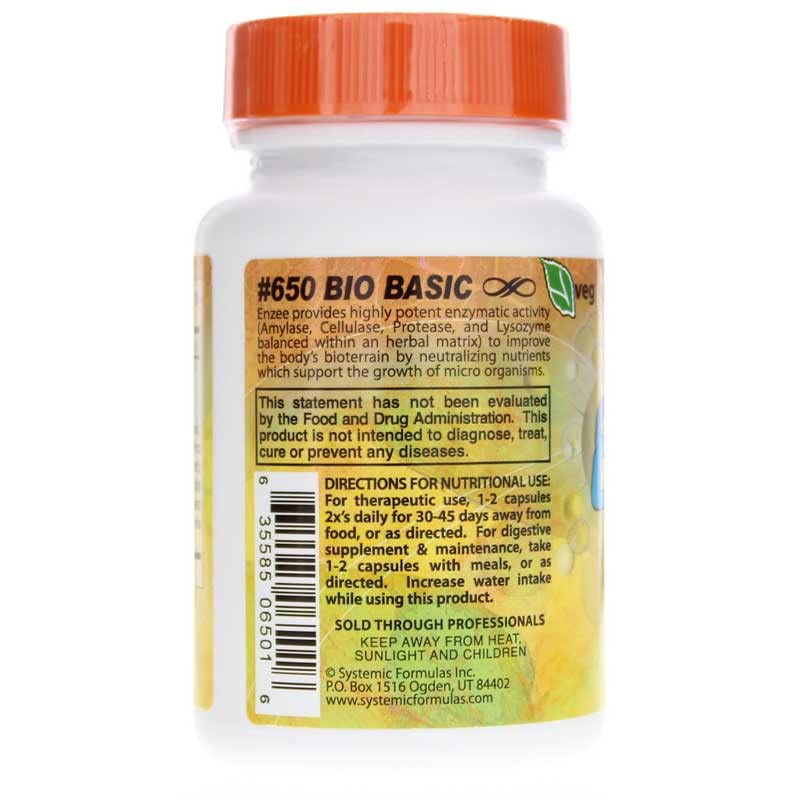 Systemic Formulas Enzee Hi-Potency Enzyme Complex - 60 Capsules - image 3