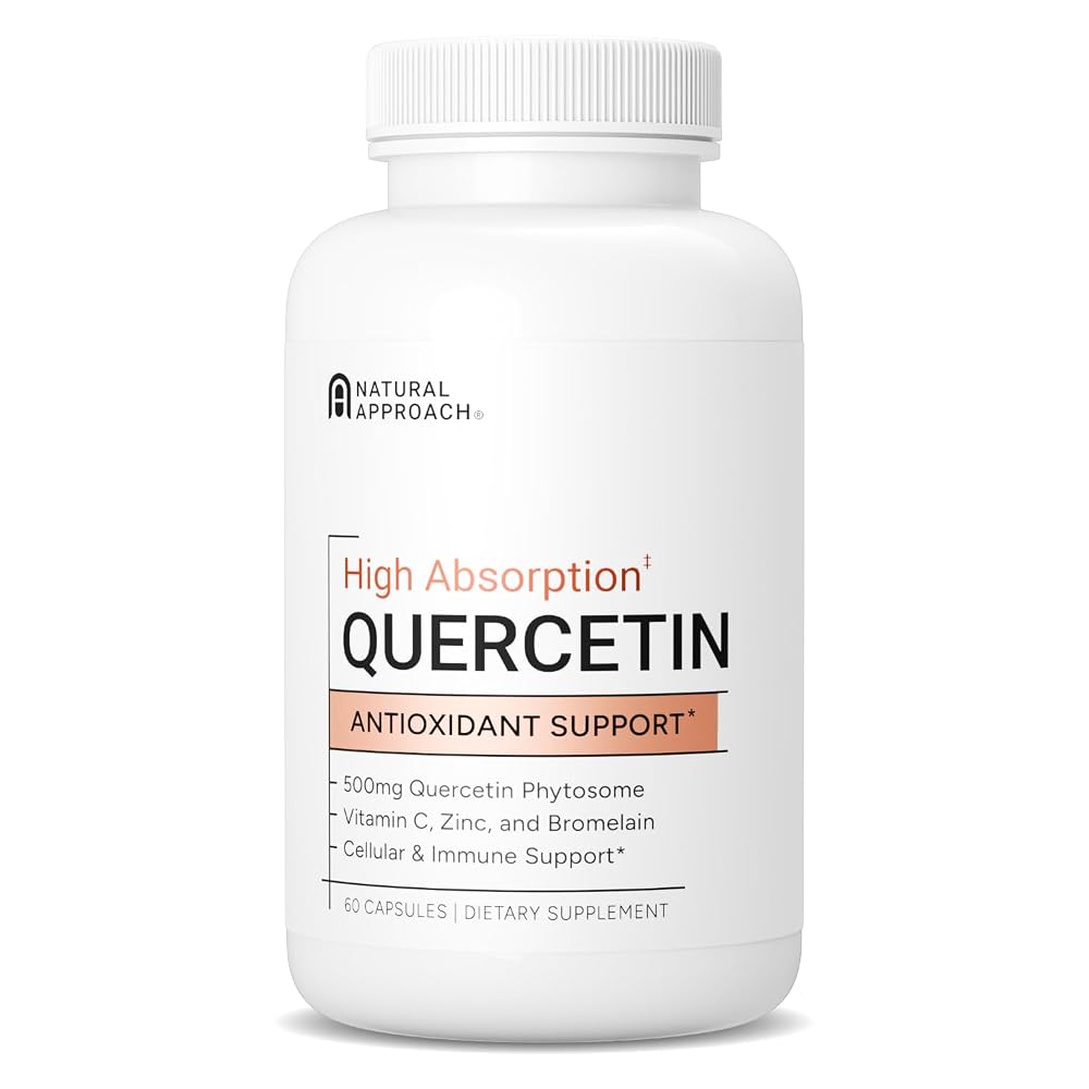 Natural Approach Quercetin with Bromelain 500mg - 60 Capsules