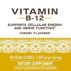 Nature's Way B-12 2000mcg Sublingual - 100 Lozenges - image 6