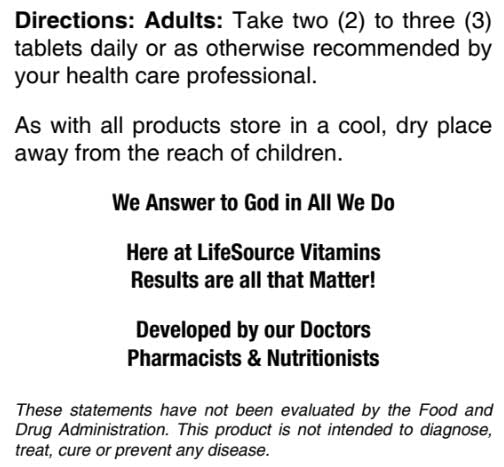 LifeSource Vitamins Cholesterol Support - 90 Tablets - image 3