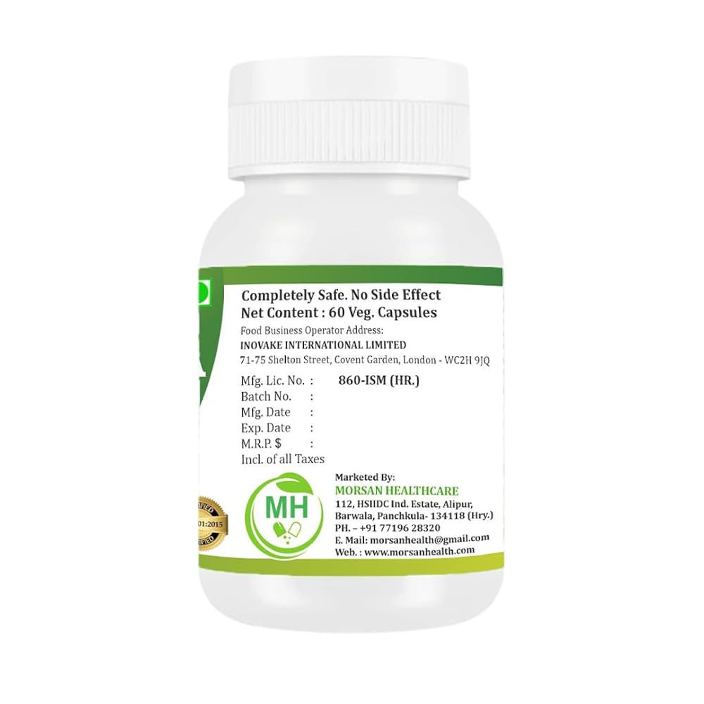 Morsan Healthcare Aloe Vera Organic Leaf Supplement - 60 Capsules - image 4