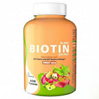 Plant Based Biotin 10000 mcg Tablets for Hair, Skin & Nails - 60 Tablets