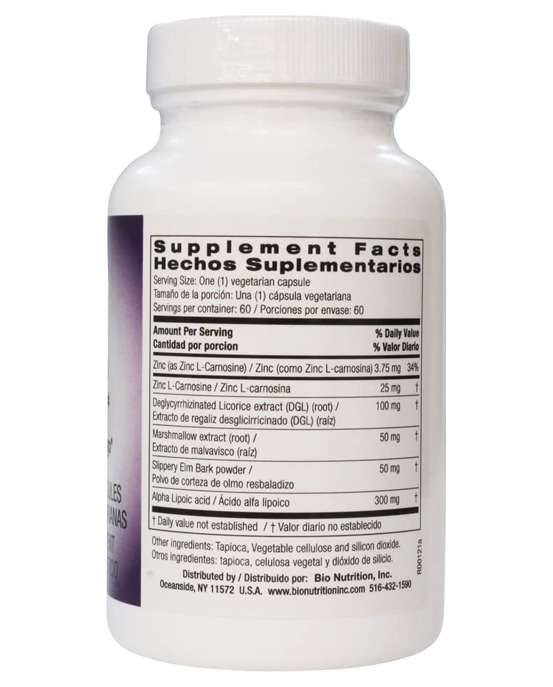 Bio Nutrition Stomach Wellness - 60 Vegetarian Capsules - image 2