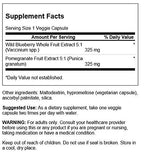 Swanson Greens Wild Blueberry & Pomegranate - 60 Vegetarian Capsules - image 2
