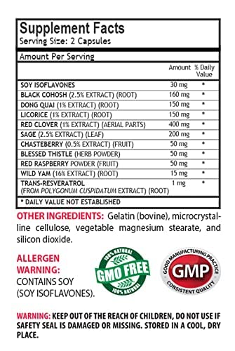 VIP Supplements Women's Support Complex Capsules - 180 Count - image 5
