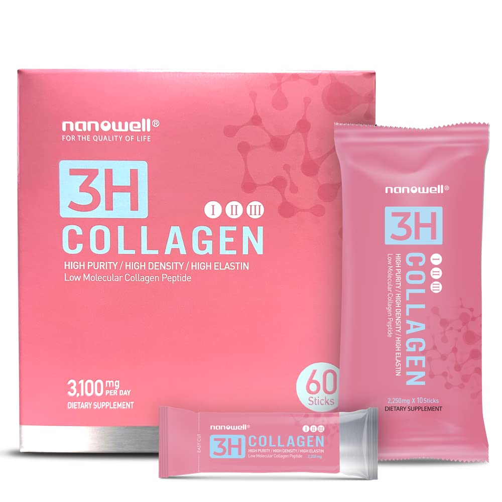 NANOWELL 3H Collagen Peptide 60 Sticks - I