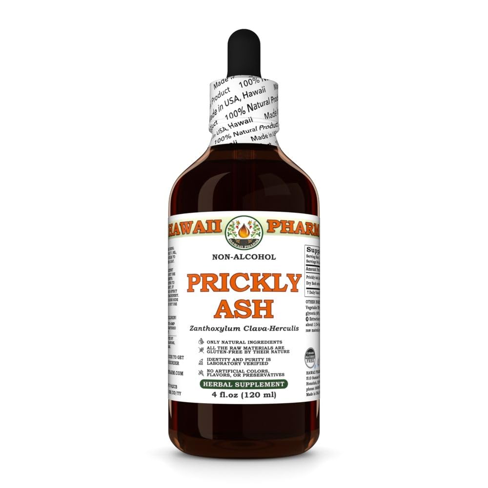 Hawaii Pharm Prickly Ash Bark Alcohol-Free Extract - 4 fl oz
