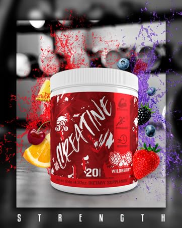 5% Nutrition Code Red Flavored Micronized Creatine Powder