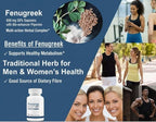 Fenugreek Premium Standardized 600 mg with Piperine - 60 Vegetarian Capsules - image 4