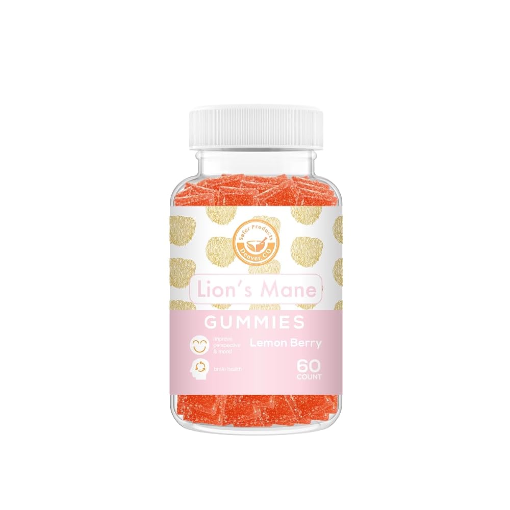 Safer Products Lion’s Mane Mushroom Gummies - May Support Focus