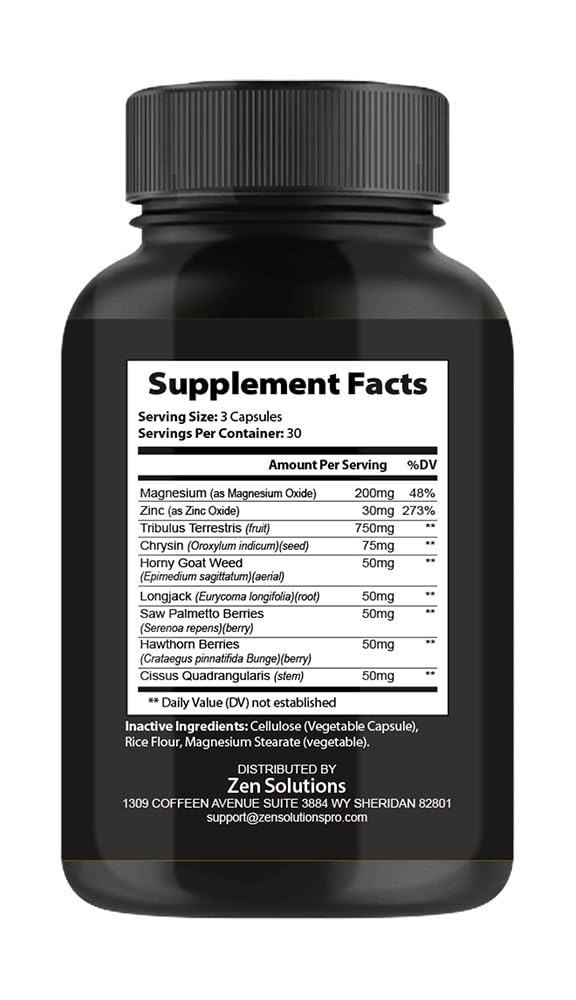 nutradash Erec Prime High Performance Formula - 180 Capsules - image 2