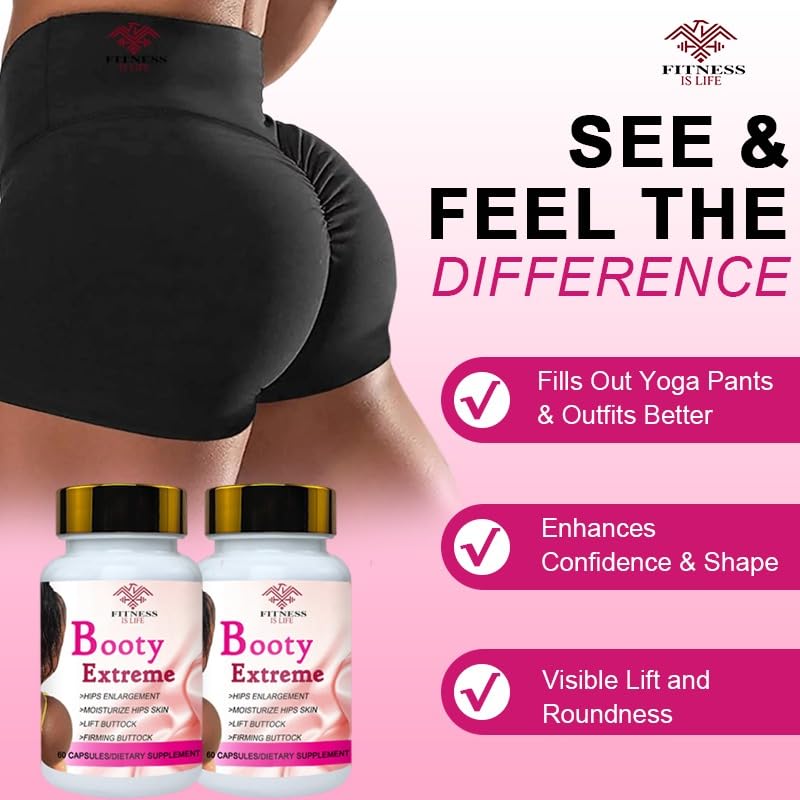 Fitness is Life Glute Support Capsules for Women – 60 Capsules - image 2