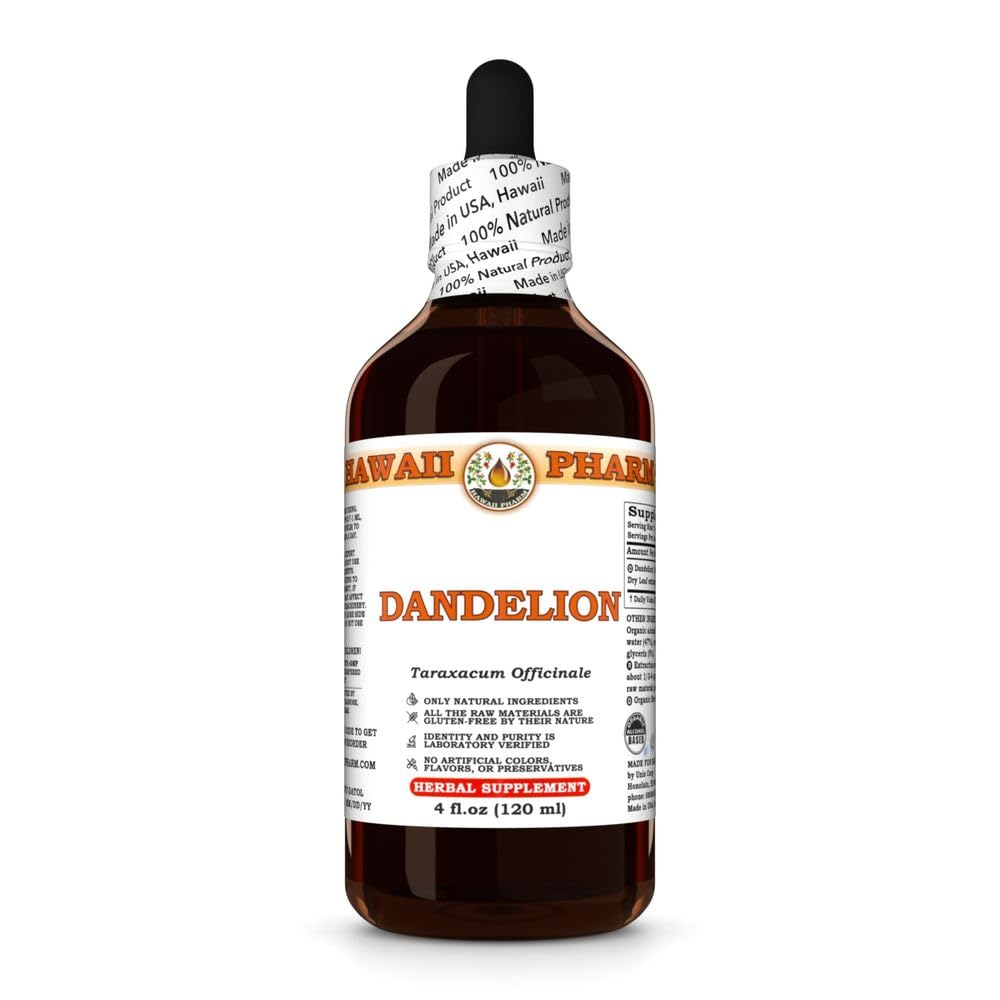 Hawaii Pharm Dandelion (Taraxacum officinale) Leaf Liquid Extract