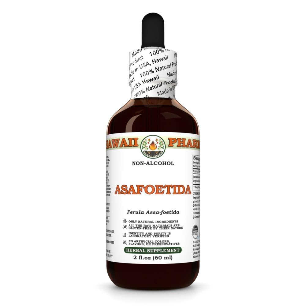 Hawaii Pharm Asafoetida (Ferula assa-foetida) Herb Alcohol-Free