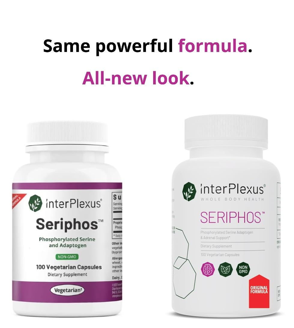 InterPlexus Seriphos Phosphorylated Serine Adaptogen - 100 Capsules - image 2