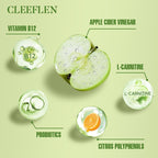 CLEEFLEN Apple Cider Vinegar Gummies with B12 & Probiotics - 60 Count - image 7