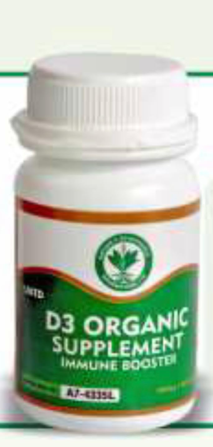 generic D3 Organic Supplement Immune Booster - 120 Count