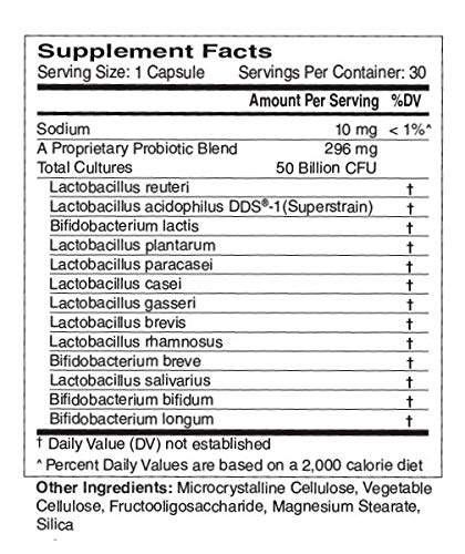 CardioTabs Advanced Probiotic 50 Billion CFU - 30 Capsules - image 3