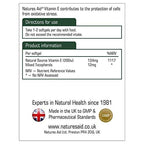 Natures Aid Vitamin E 200 IU Natural Form - 120 Softgels - image 2