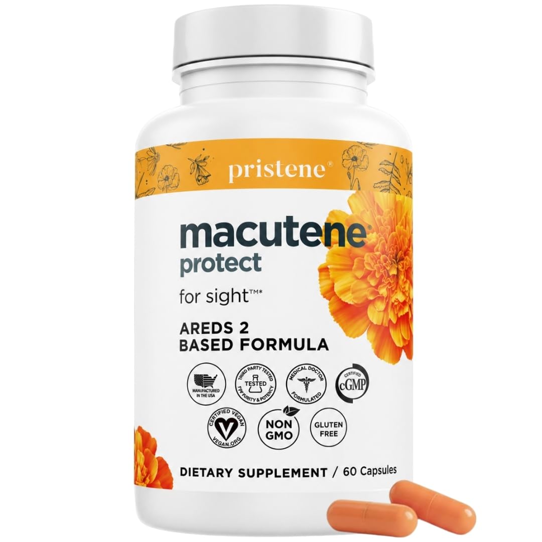 Pristene Macutene Protect Eye Vitamins AREDS 2 Formula - 60 Capsules