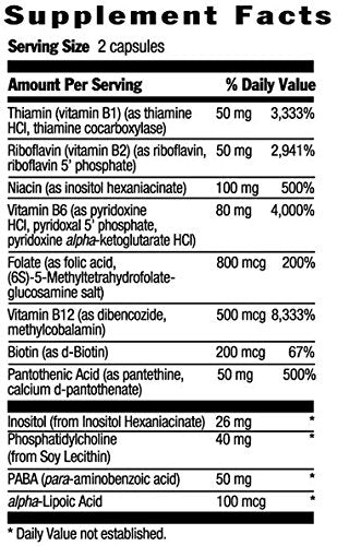 Body Science Super Bio B Complex - 120 Vegetarian Capsules - image 2