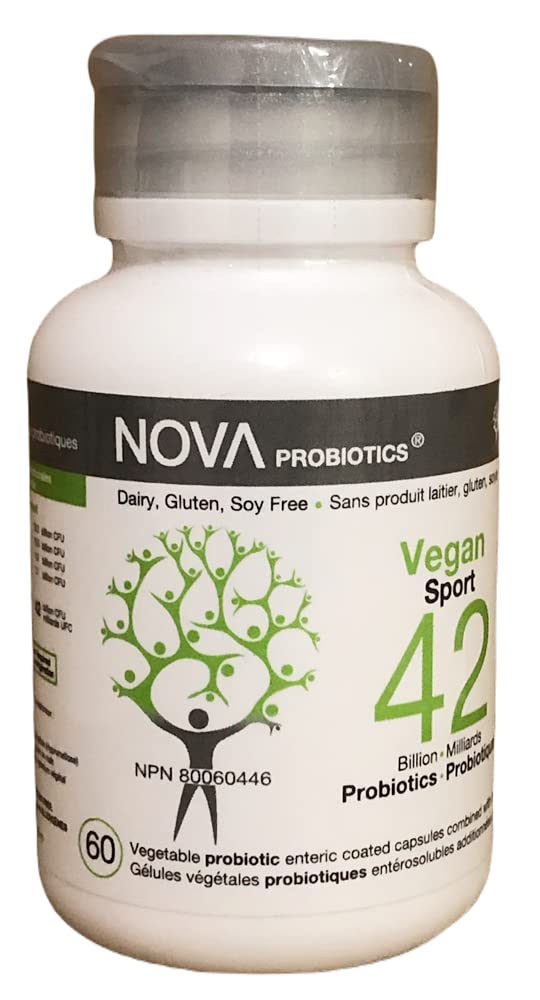 NOVA Probiotics Vegan Sport 42 Billion CFU - 60 Capsules