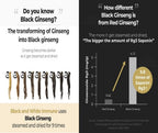 H HEBLIS Korean Black Ginseng White Platycodon Energy Sticks - 30 Pack - image 5