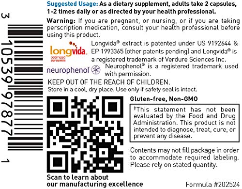 Douglas Laboratories Optimized Curcumin with Neurophenol - 60 Capsules - image 3