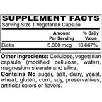BariatricPal Biotin 5,000 mcg Easy Swallow Capsules