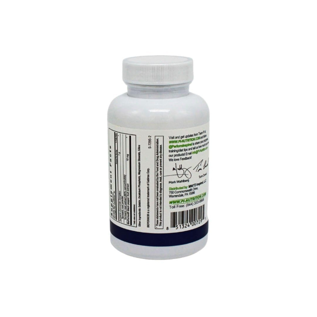 Performance Inspired Nutrition Turmeric Curcumin Capsules for Joint Support - image 5