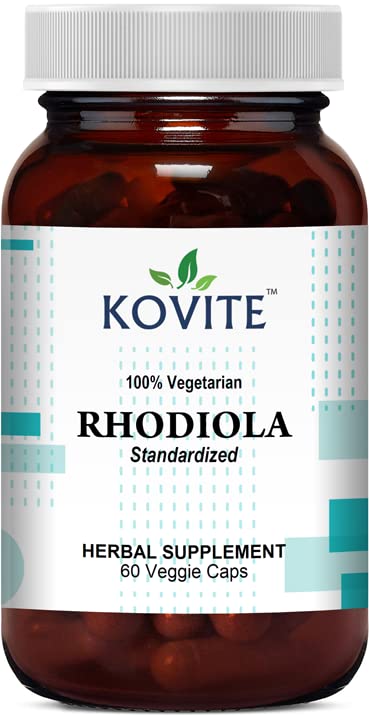 Kovite Standardized Rhodiola Rosea Root 250 mg - 60 Vegetable Capsules