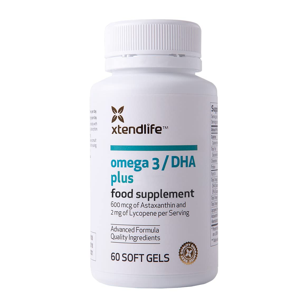 Xtendlife Omega 3 Fish Oil - DHA and EPA Supplement for Heart